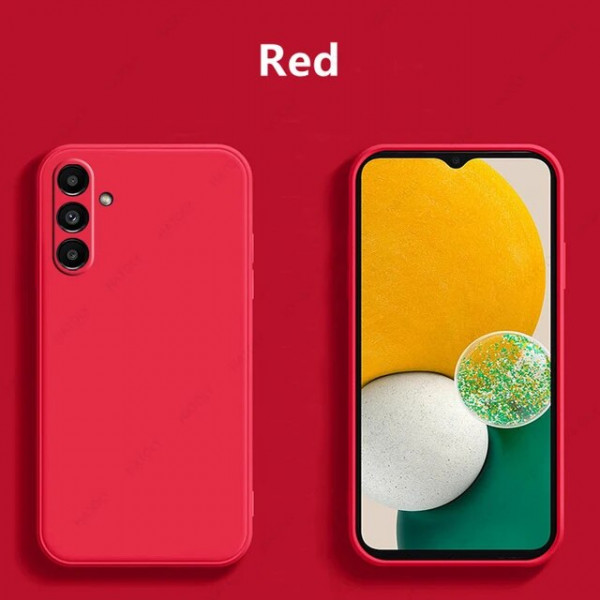 Силиконовый чехол Soft Touch для Samsung Galaxy M13 Красный