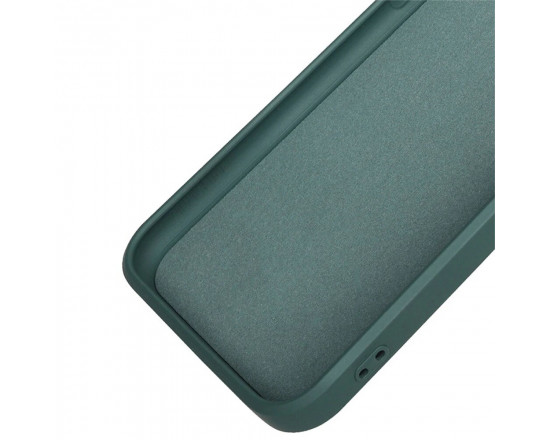Силиконовый чехол Soft Touch для Samsung Galaxy M13 Тёмно-зелёный