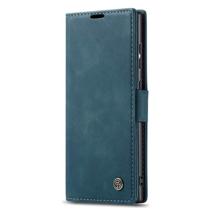 Чехол-книжка CaseMe из нубука для Samsung Galaxy Note 10 Lite Бирюзовый