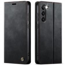 Чехол-книжка CaseMe RFID из нубука для Samsung Galaxy S23 Черный