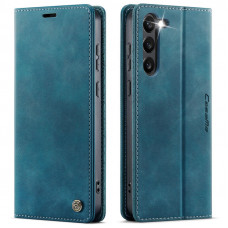 Чехол-книжка CaseMe RFID из нубука для Samsung Galaxy S23 Бирюзовый