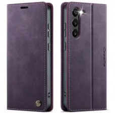 Чехол-книжка CaseMe RFID из нубука для Samsung Galaxy S23 Фиолетовый