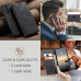 Чохол-книжка CaseMe із нубуку для Samsung S22 Plus Чорний
