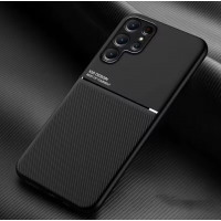 Силиконовый чехол IQS Design для Samsung Galaxy S26 Ultra Чёрный