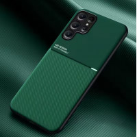 Силиконовый чехол IQS Design для Samsung Galaxy S26 Ultra Зеленый
