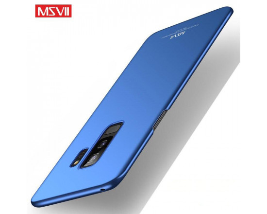 Пластиковая накладка MSVII для Samsung Galaxy S9 Plus Синий