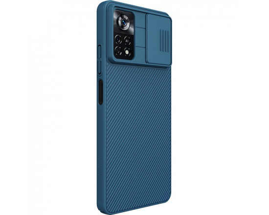 Чехол Nillkin CamShield для Xiaomi Poco X4 Pro 5G Синий