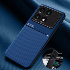 Силиконовый чехол IQS Design для Xiaomi Poco F7 Синий