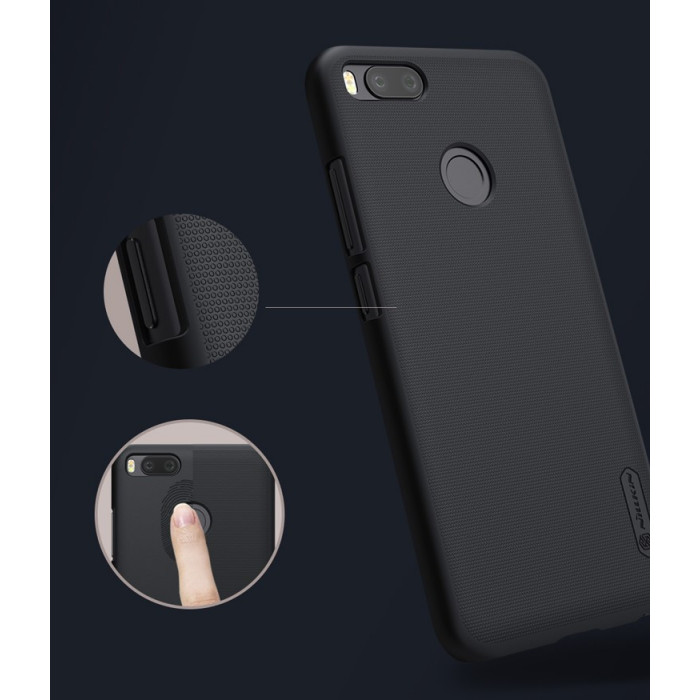 Чехол бампер Nillkin Frosted shield для Xiaomi Mi A1 Черный
