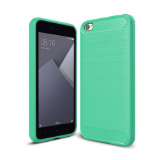 Силиконовый чехол с карбоновой вставкой для Xiaomi Redmi Note 5a 