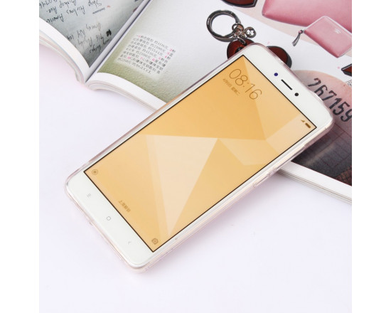 Силиконовый чехол с жидким глиттером для Xiaomi Redmi Note 4X