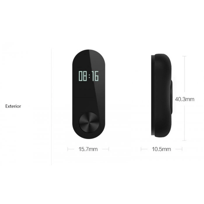 Фитнес-браслет Xiaomi Mi Band 2 (чёрный)