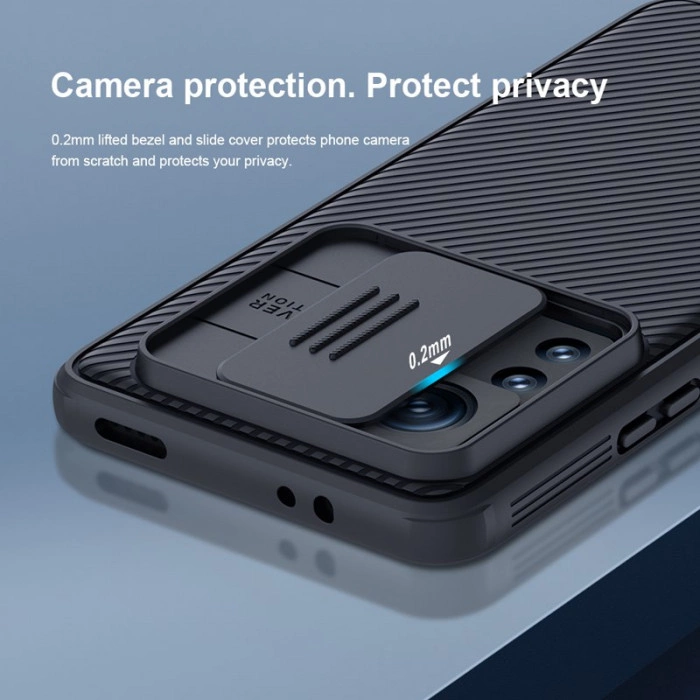 Чехол Nillkin CamShield Pro для Xiaomi 12T Чёрный