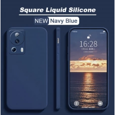 Силиконовый чехол Soft Touch для Xiaomi 13 Lite Темно-синий