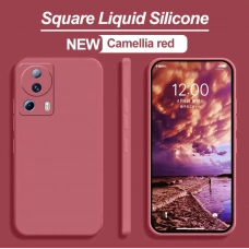 Силиконовый чехол Soft Touch для Xiaomi 13 Lite Малиновый