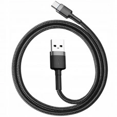 Кабель Baseus Cafule Cable USB for Type-C 2A 2.0 м Black (CATKLF-CG1)