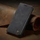 Чехол-книжка CaseMe из нубука для Xiaomi Poco M5s Чёрный