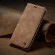 Чехол-книжка CaseMe из нубука для Xiaomi Redmi Note 12 Светло-коричневый