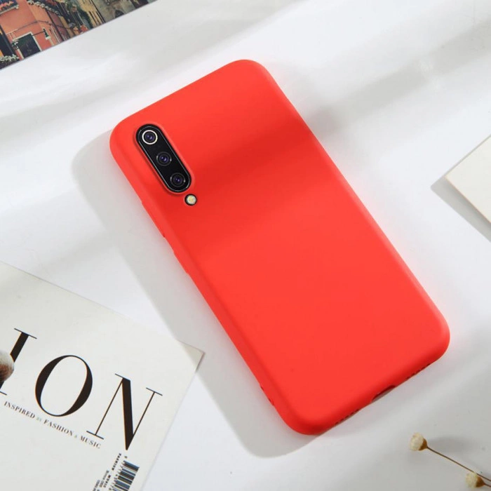 Силиконовый чехол Soft Touch для Xiaomi Mi A3 Красный