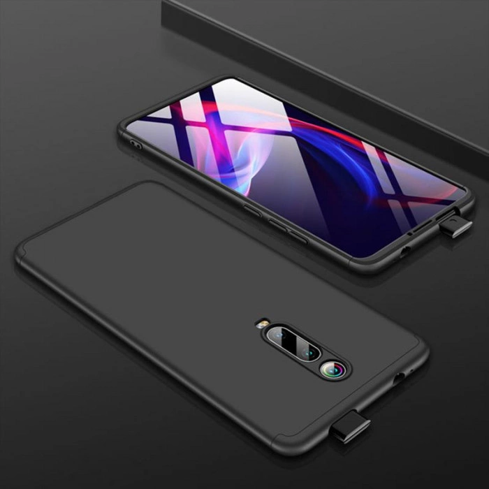 Матовий захисний чохол GKK 360° для Xiaomi Mi 9T/Pro Чорний Матовий захисний чохол GKK 360° для Xiaomi Mi 9T/Pro Чорний