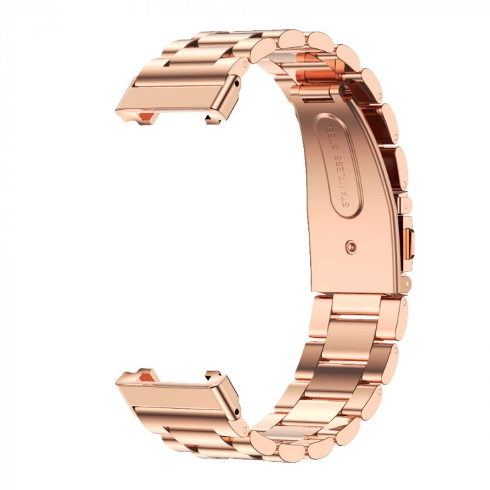Металевий ремінець MiJobs Plus для Xiaomi Smart Band 7 Pro Рожеве золото Металевий ремінець MiJobs Plus для Xiaomi Smart Band 7 Pro Рожеве золото