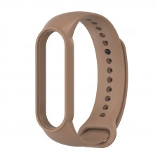 Силиконовый ремешок MiJobs для Xiaomi Mi Band 3 Коричневый