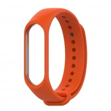 Силиконовый ремешок MiJobs для Xiaomi Mi Band 7 Оранжевый