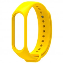 Силиконовый ремешок MiJobs для Xiaomi Mi Band 3 Желтый