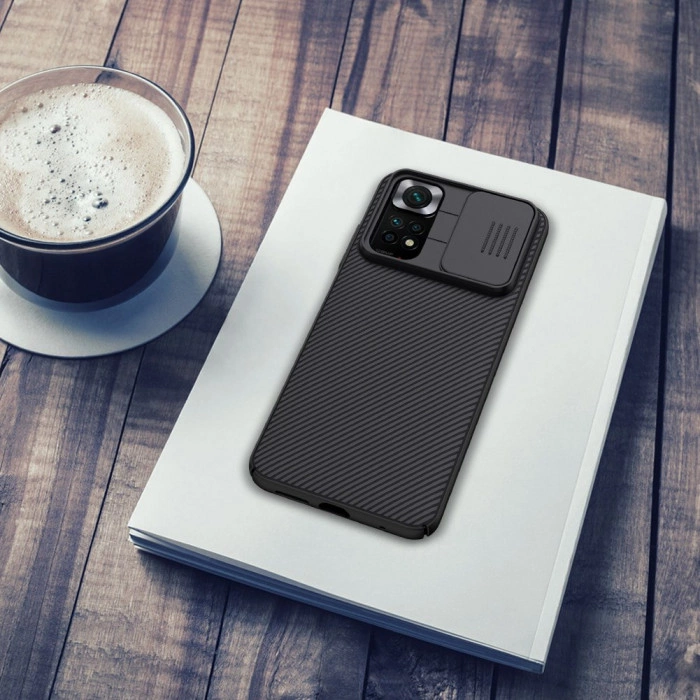 Чехол Nillkin CamShield для Xiaomi Redmi Note 11 4G Чёрный