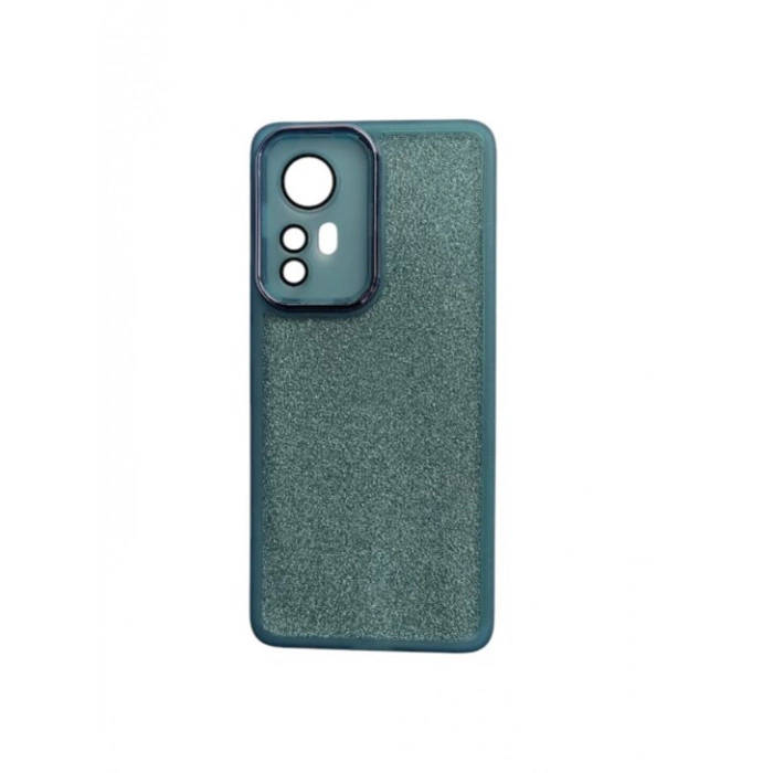 Чохол із блискітками та захистом камери для Xiaomi 12/12X Бірюзовий Чохол із блискітками та захистом камери для Xiaomi 12/12X Бірюзовий