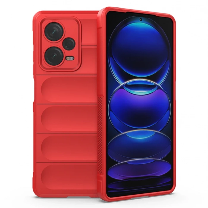 Силиконовый противоударный чехол для Xiaomi Poco X5 5G Красный Силиконовый противоударный чехол для Xiaomi Poco X5 5G Красный