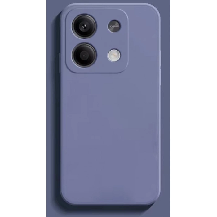 Силиконовый чехол Soft Touch для Xiaomi Redmi Note 13 4G Серо-синий Силиконовый чехол Soft Touch для Xiaomi Redmi Note 13 4G Серо-синий