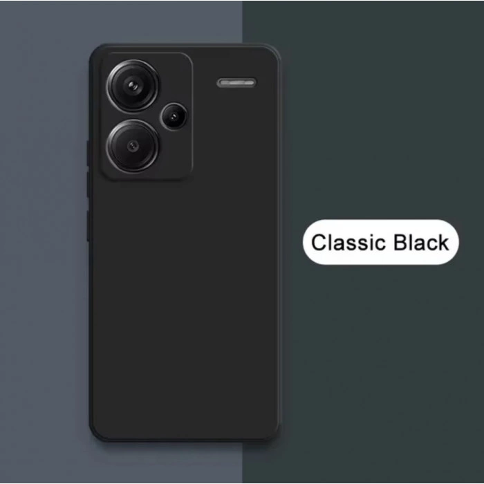 Силіконовий чохол Soft Touch для Xiaomi Redmi Note 13 Pro+ 5G Чорний