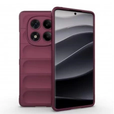 Силіконовий протиударний чохол для Xiaomi Redmi Note 14 Pro 4G Cливовий