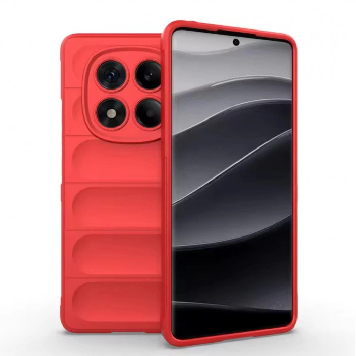 Силіконовий протиударний чохол для Xiaomi Redmi Note 14 Pro 5G Червоний Силіконовий протиударний чохол для Xiaomi Redmi Note 14 Pro 5G Червоний