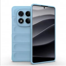 Силіконовий протиударний чохол для Xiaomi Redmi Note 14 Pro 4G Блакитний