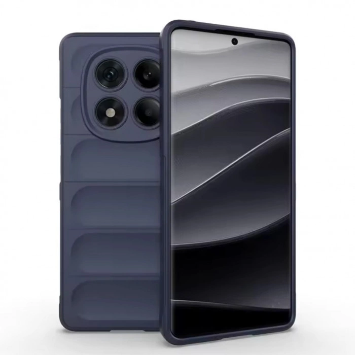 Силіконовий протиударний чохол для Xiaomi Redmi Note 14 Pro 5G Темно-синій Силіконовий протиударний чохол для Xiaomi Redmi Note 14 Pro 5G Темно-синій