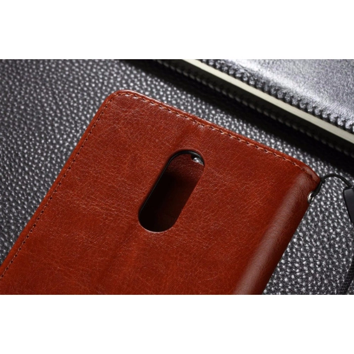 Кожаный чехол-книжка для Xiaomi RedMi Note 4X