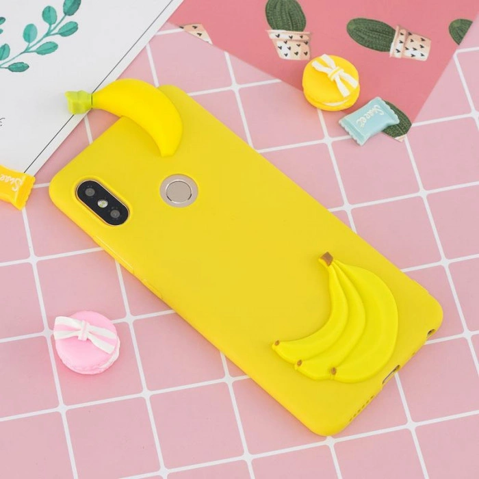 Силіконовий чохол для Xiaomi Redmi Note 5 з 3d-фігуркою Банан Силіконовий чохол для Xiaomi Redmi Note 5 з 3d-фігуркою Банан