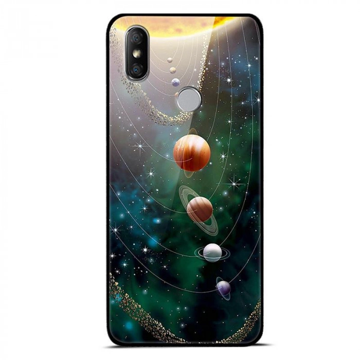 Глянцевий силіконовий бампер для Xiaomi Mi A2 Lite Сонячна система Глянцевий силіконовий бампер для Xiaomi Mi A2 Lite Сонячна система