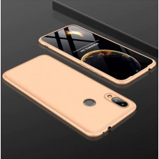 Матовий захисний чохол GKK 360° для Xiaomi Redmi 7 Золотий