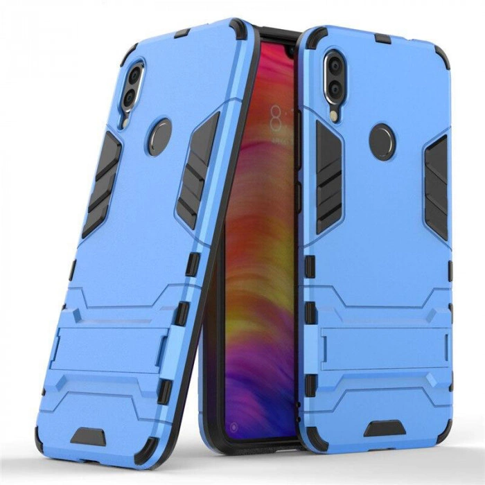IronMan ультратонкий защитный бампер для Xiaomi Redmi 7 Синий