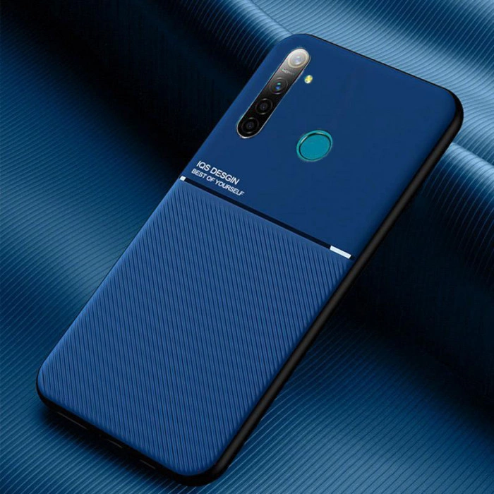 Силиконовый чехол IQS Design для Xiaomi Redmi Note 8 Синий