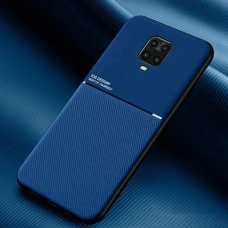 Силиконовый чехол IQS Design для Xiaomi Redmi Note 9s/Pro Синий