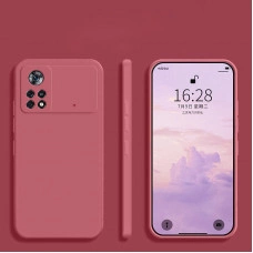 Силіконовий чохол Soft Touch для Xiaomi Poco M4 Pro 4G Малиновий