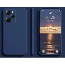 Силіконовий чохол Soft Touch для Xiaomi Poco M6 Pro 5G Темно-синій