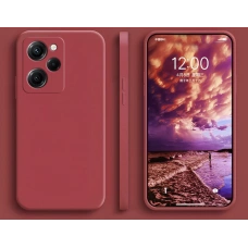 Силіконовий чохол Soft Touch для Xiaomi Poco M6 Pro 5G Малиновий