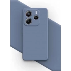 Силіконовий чохол Soft Touch для Xiaomi Redmi Note 14 5G Сіро-синій