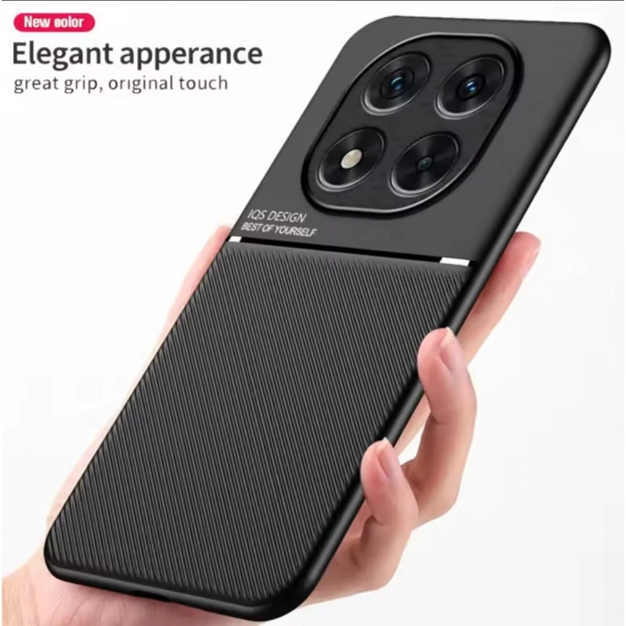Силиконовый чехол IQS Design для Xiaomi Redmi Note 14 Pro+ 5G Черный