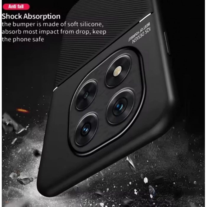 Силиконовый чехол IQS Design для Xiaomi Redmi Note 14 Pro+ 5G Черный